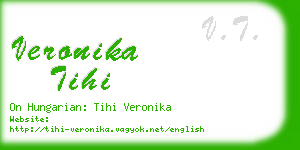 veronika tihi business card